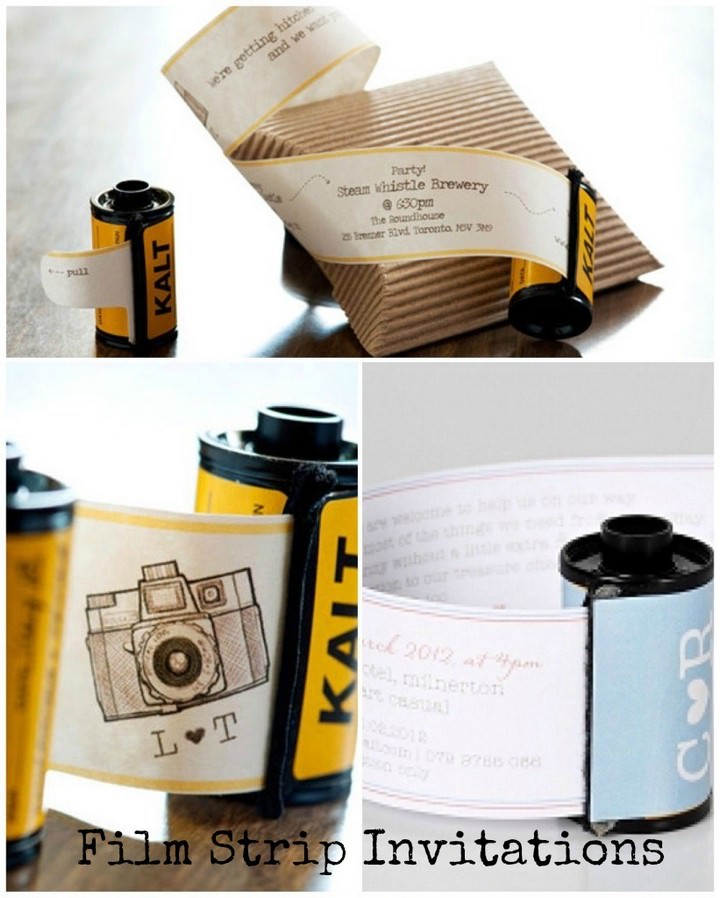 Film Strip Invitations
