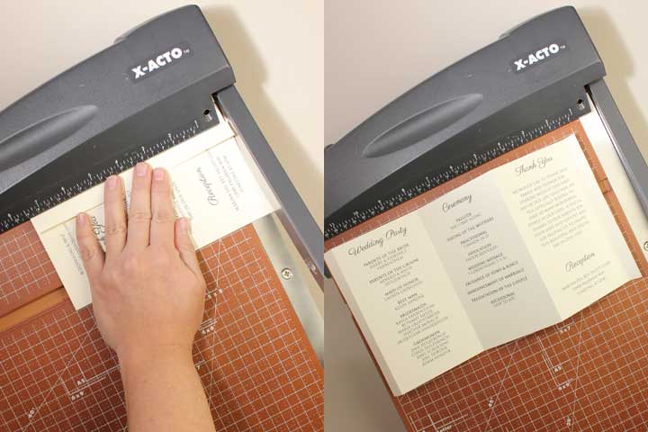 Diy Tutorial Free Printable Folded Wedding Program Boho Wedding