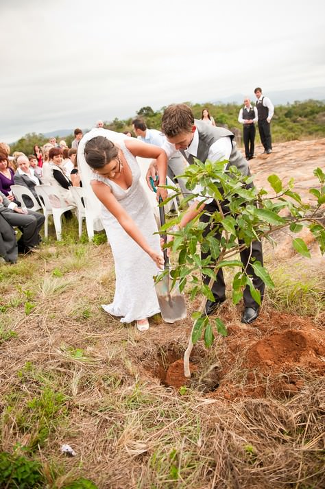 rustic outdoor wedding