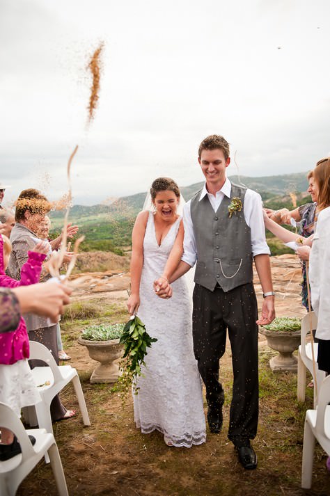 rustic outdoor wedding