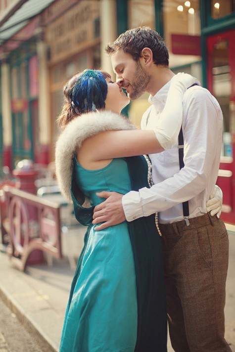 1920s engagement shoot