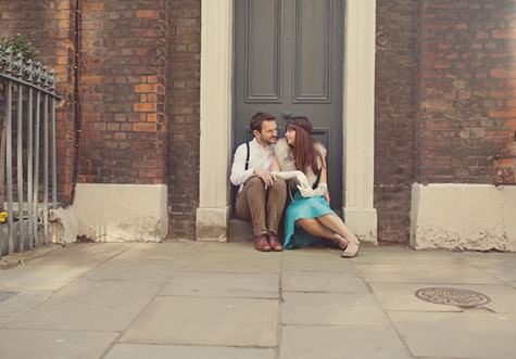 1920s engagement shoot