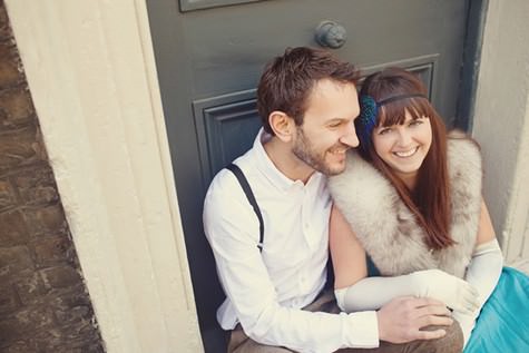 1920s engagement shoot