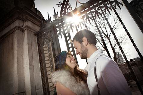 1920s engagement shoot