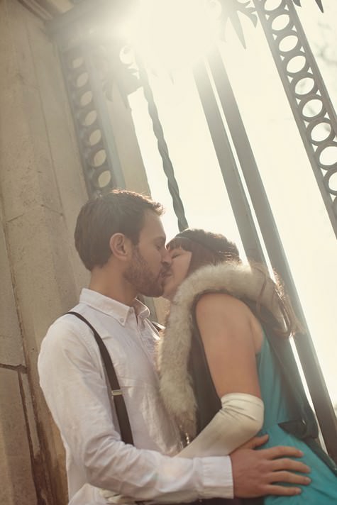 1920s engagement shoot