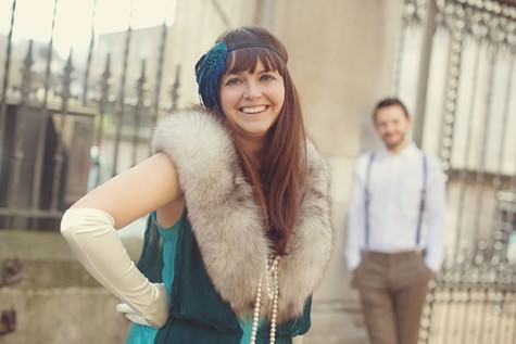 1920s engagement shoot