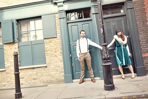 1920s engagement shoot