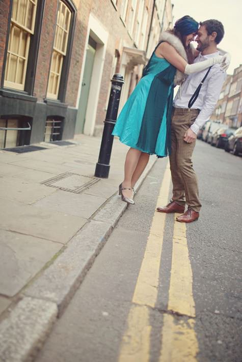 1920s engagement shoot