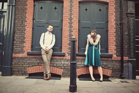 1920s engagement shoot