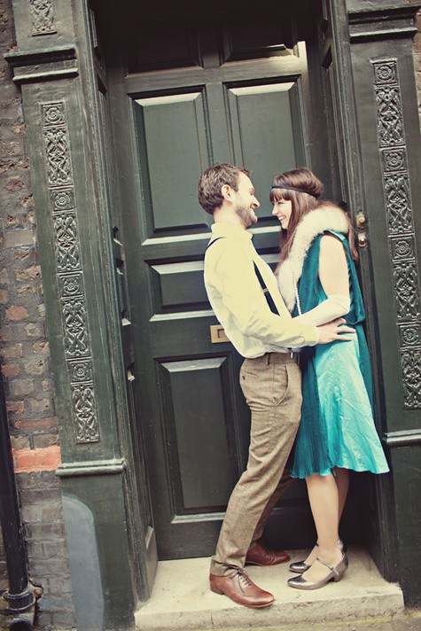 1920s engagement shoot