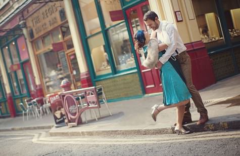 1920s engagement shoot