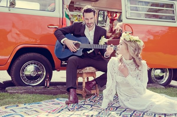 boho styled shoot