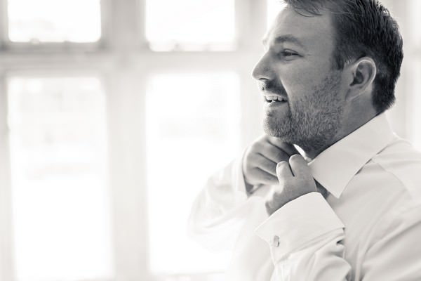 groom getting ready