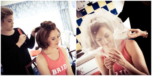 bride getting ready