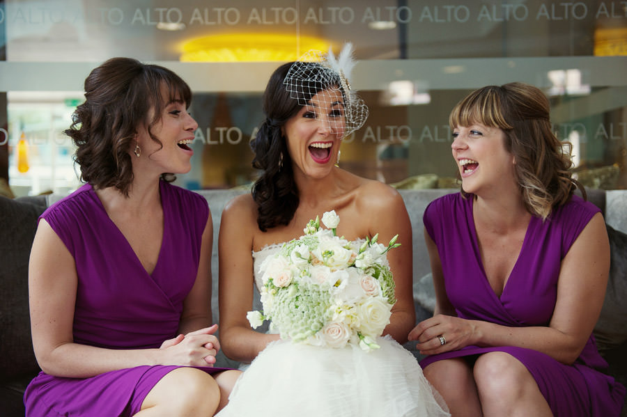 bride ready for her wedding day