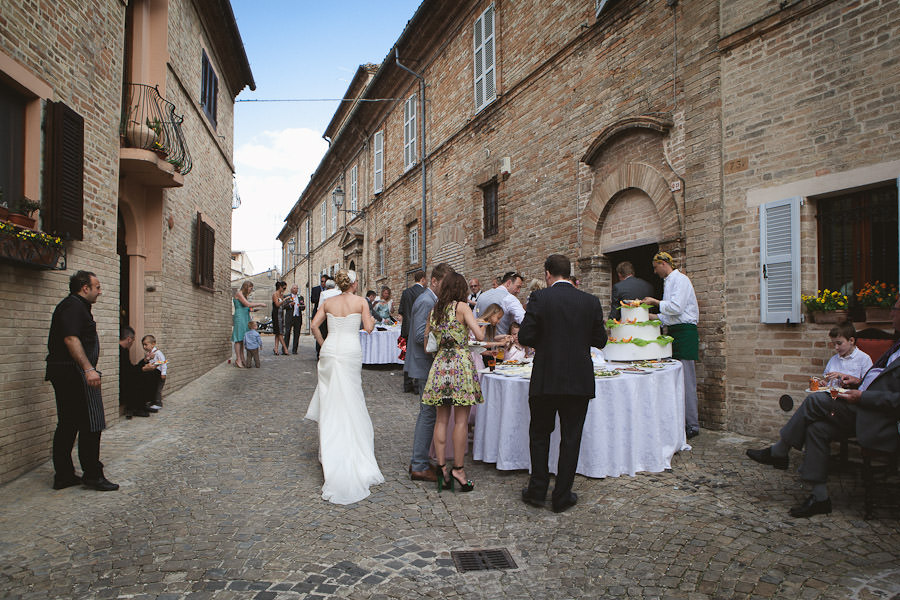 Italy wedding reception