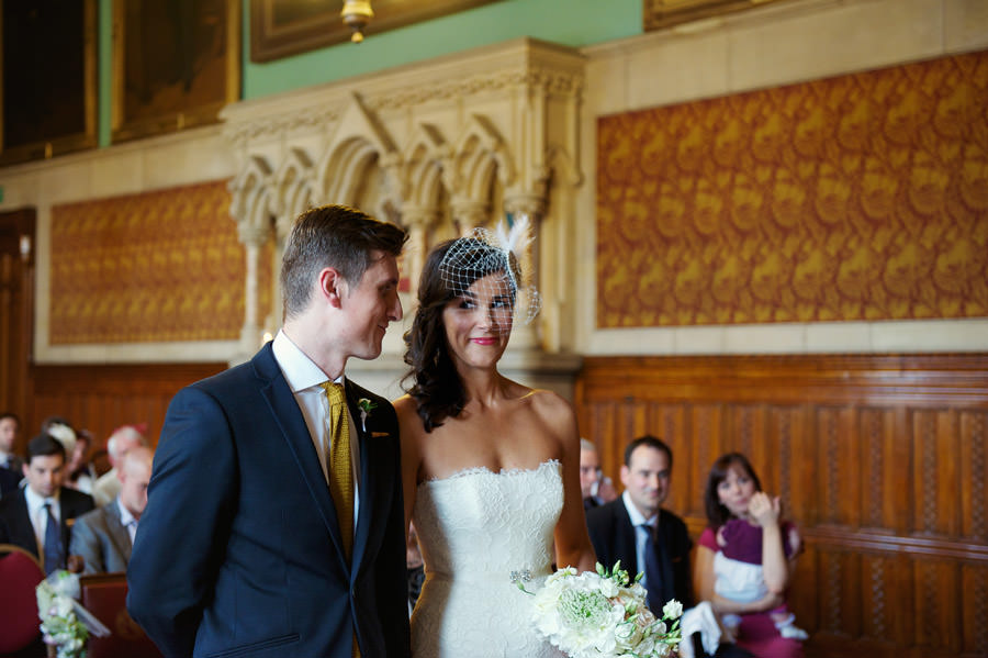 Manchester town hall wedding ceremony