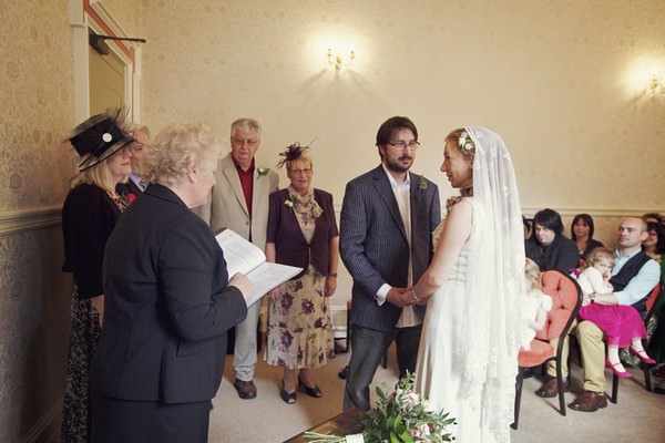 Louth registry office wedding ceremony