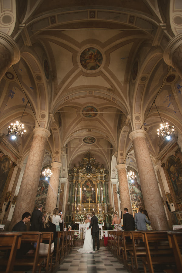 Italian church blessing