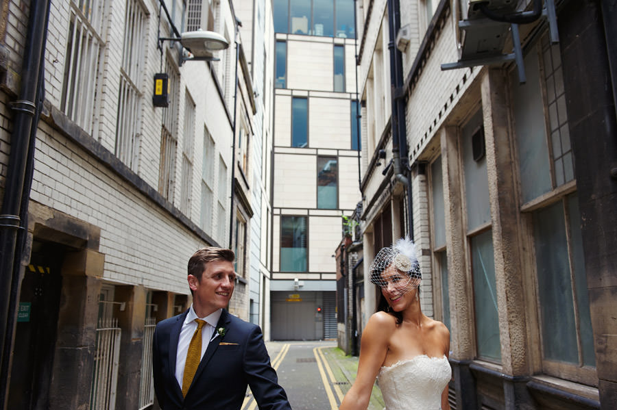 Manchester wedding couple