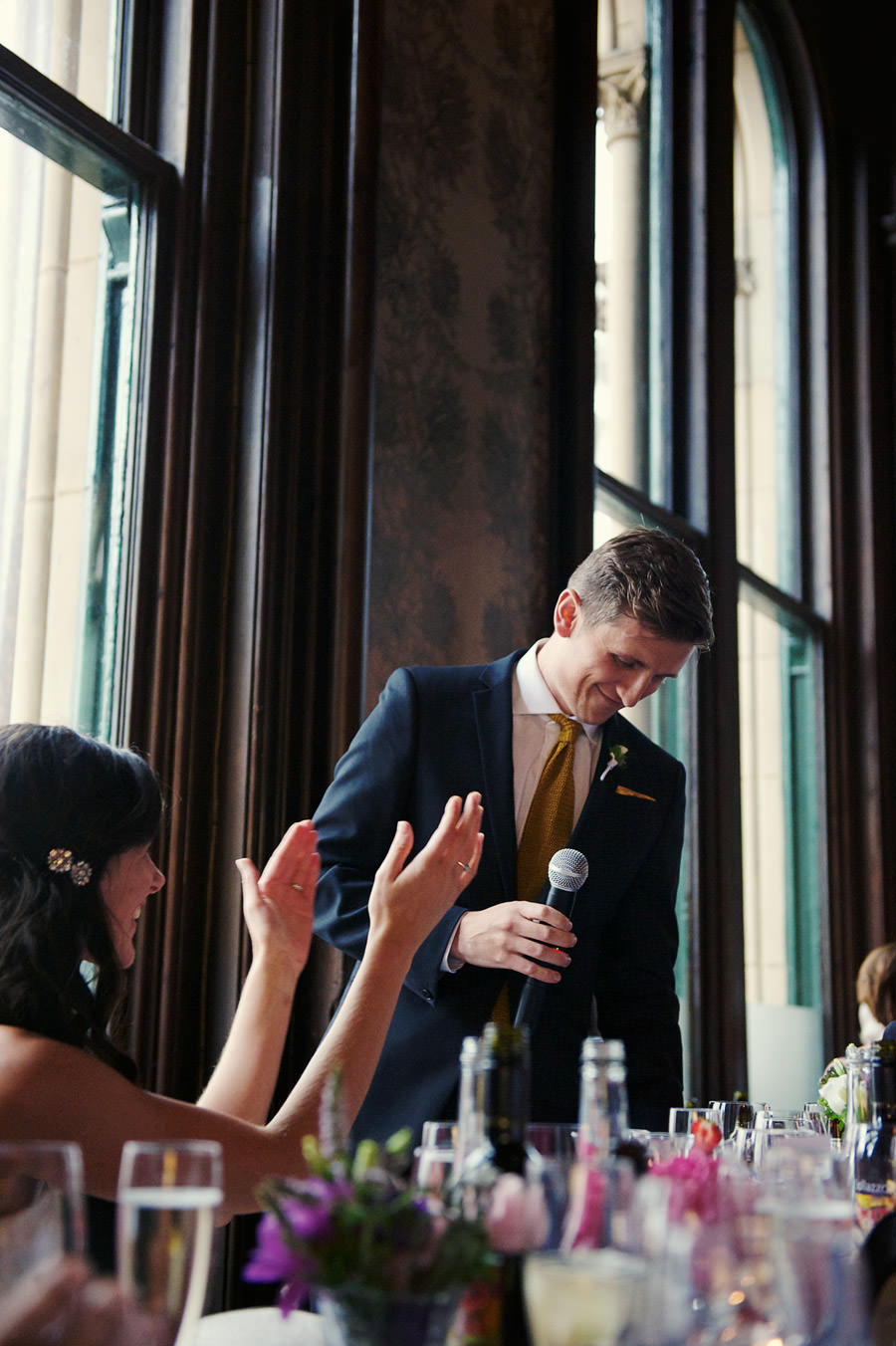 wedding speeches at a Manchester wedding