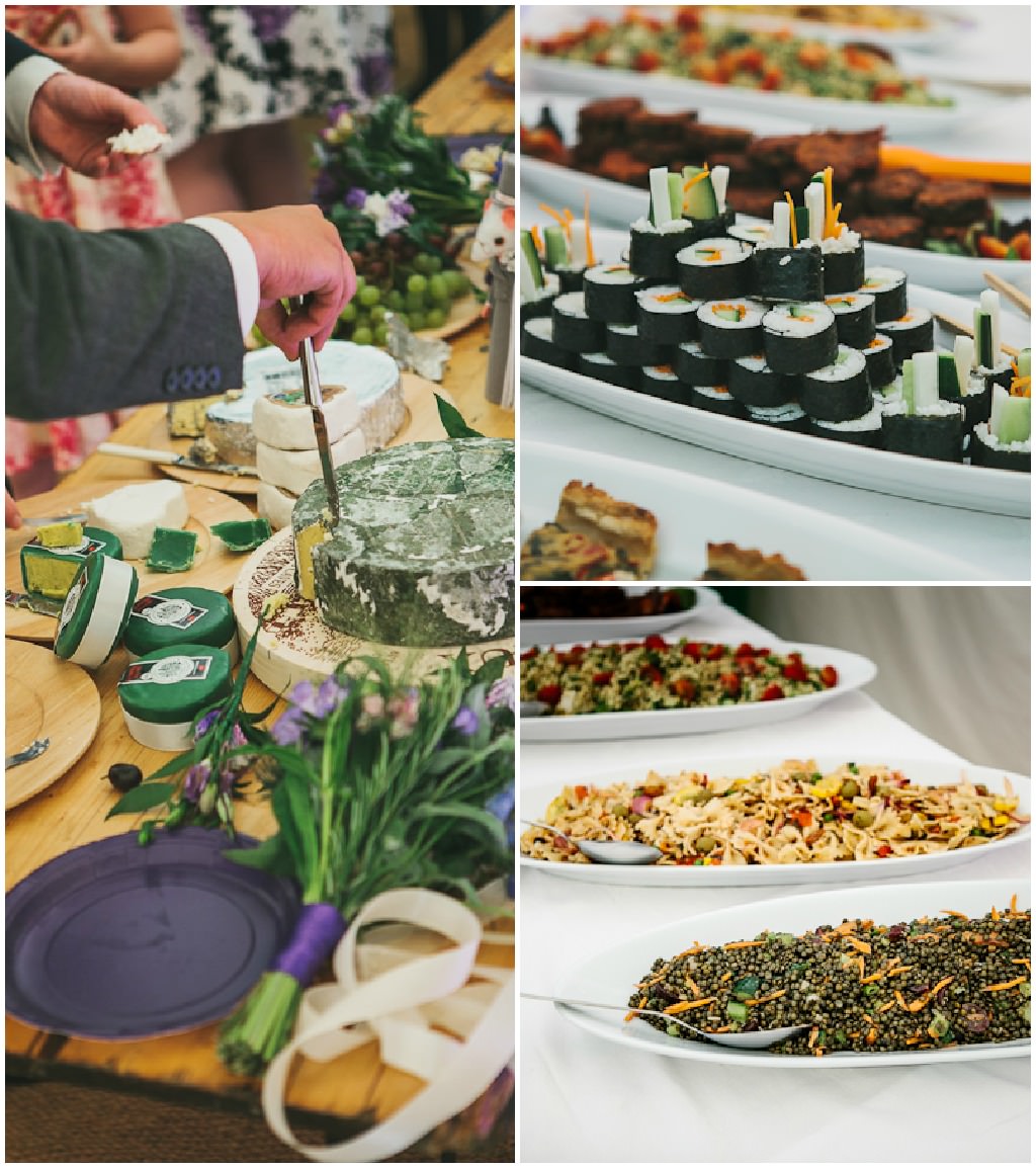 vegetarian wedding food