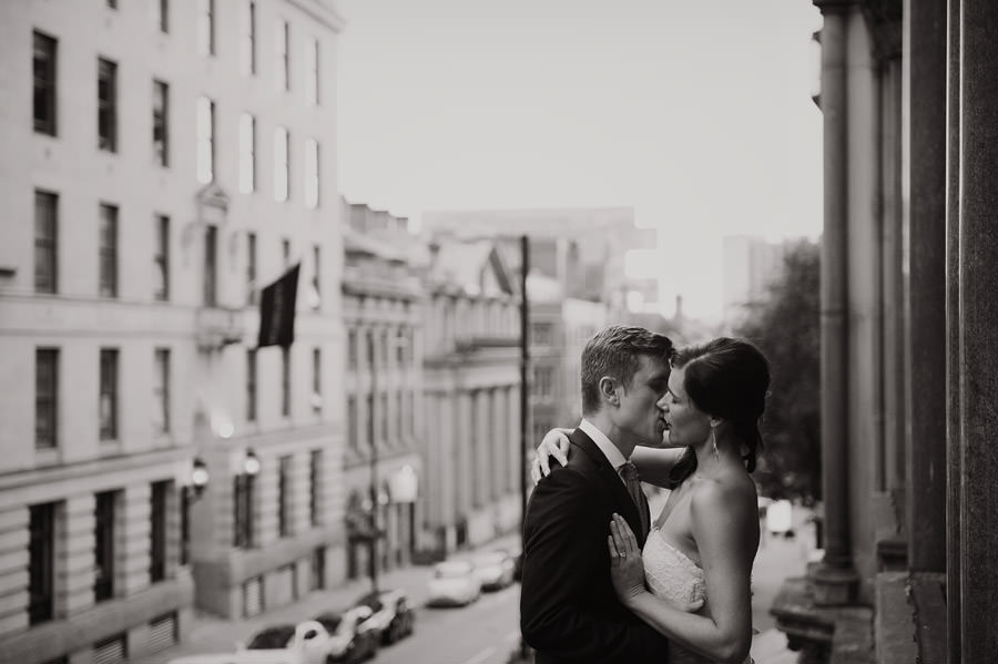 Modern Manchester wedding couple