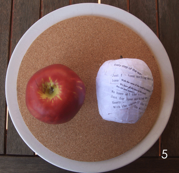 Decoupage Apple