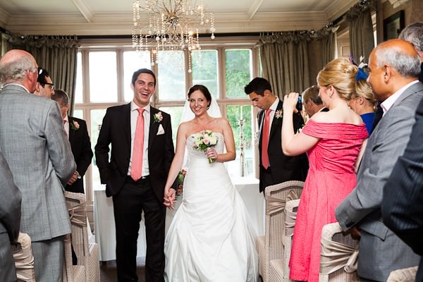 wedding ceremony at Mitton Hall, Clitheroe 