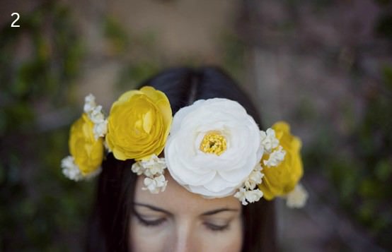 statement flower crowns