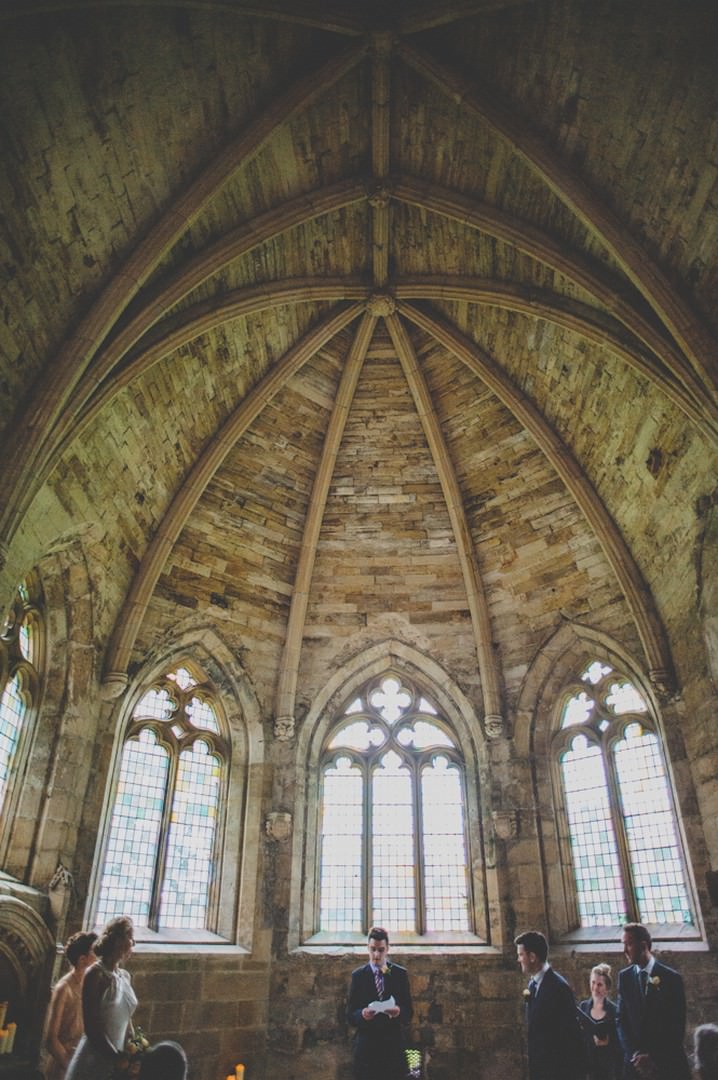 humanist wedding ceremony at Seton Collegiate Church  