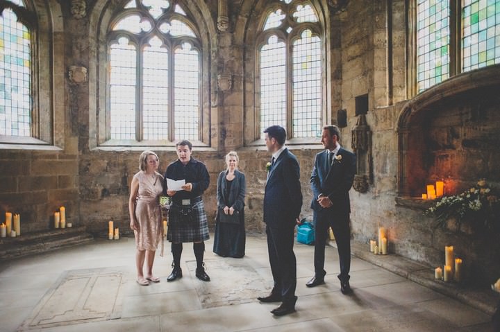 humanist wedding ceremony at Seton Collegiate Church  