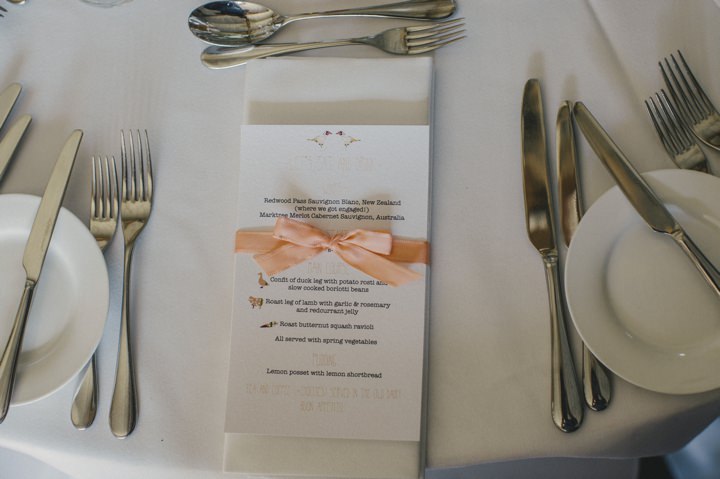 wedding breakfast menu