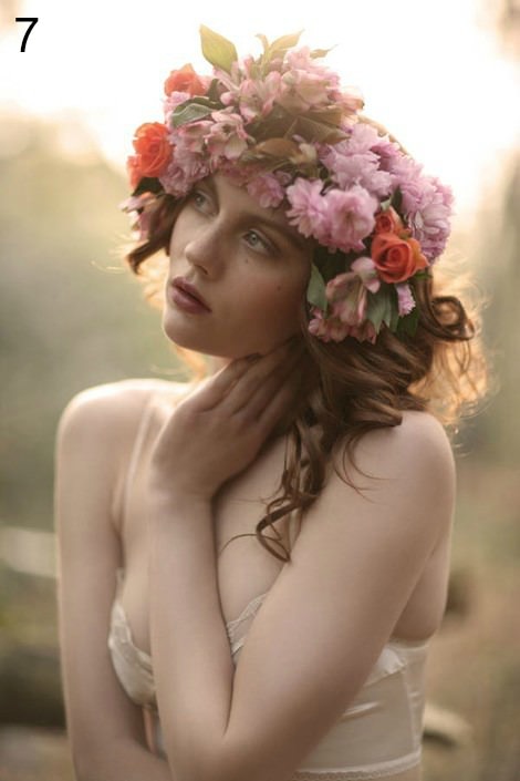 statement flower crowns