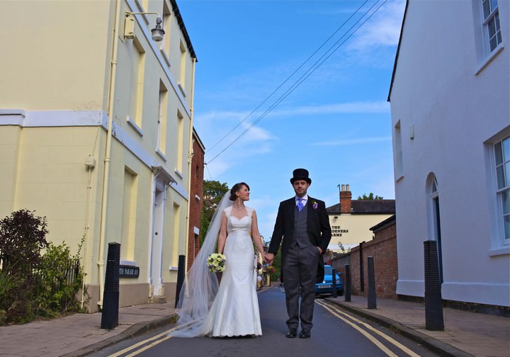 Oxford wedding couple