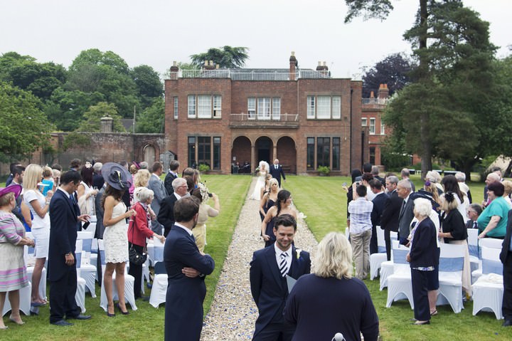 outdoor wedding ceremony