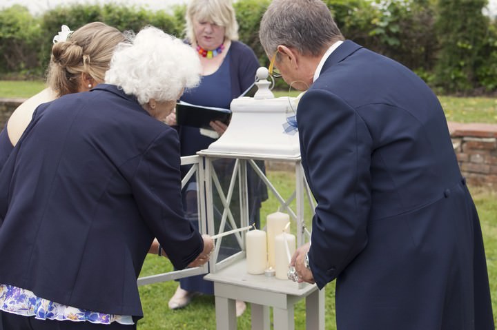 outdoor wedding ceremony