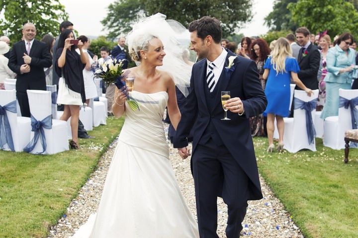 outdoor wedding ceremony