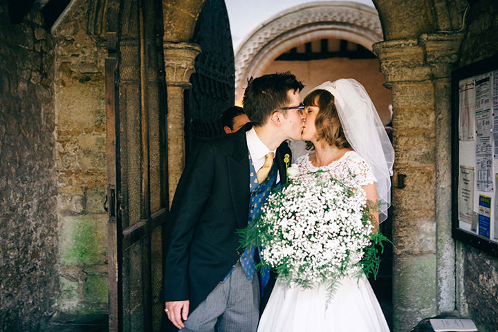 wedding ceremony at St. Mary's church in Duddington 