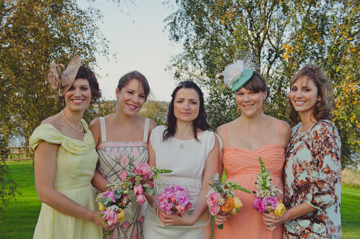 pastel bridesmaids