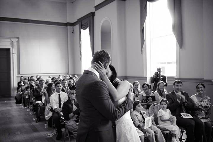 wedding ceremony at The Assembly Room, Chichester Council House 