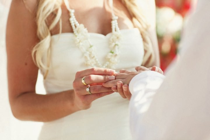 Hawaiian Wedding ceremony at Hapuna Prince Resort 