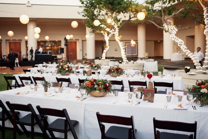 Hawaii wedding reception at Hapuna Prince Resort 