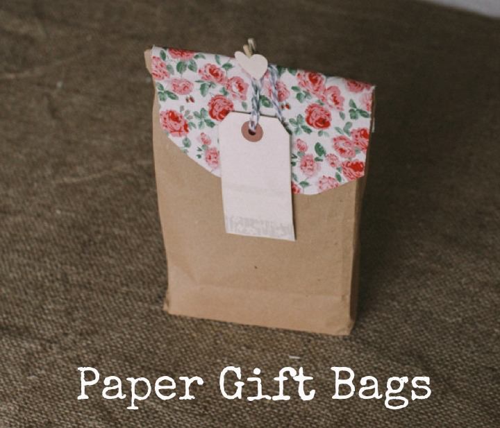 DIY paper gift bag