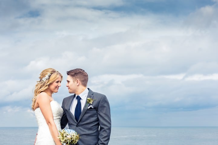 Lighthouse Wedding with a Rustic Beach Theme