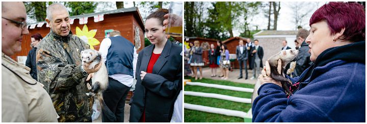 52 Rainbow Wedding With Ferret Racing and a Candy Anthony Dress