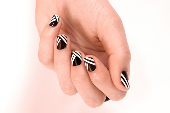 art deco nail art