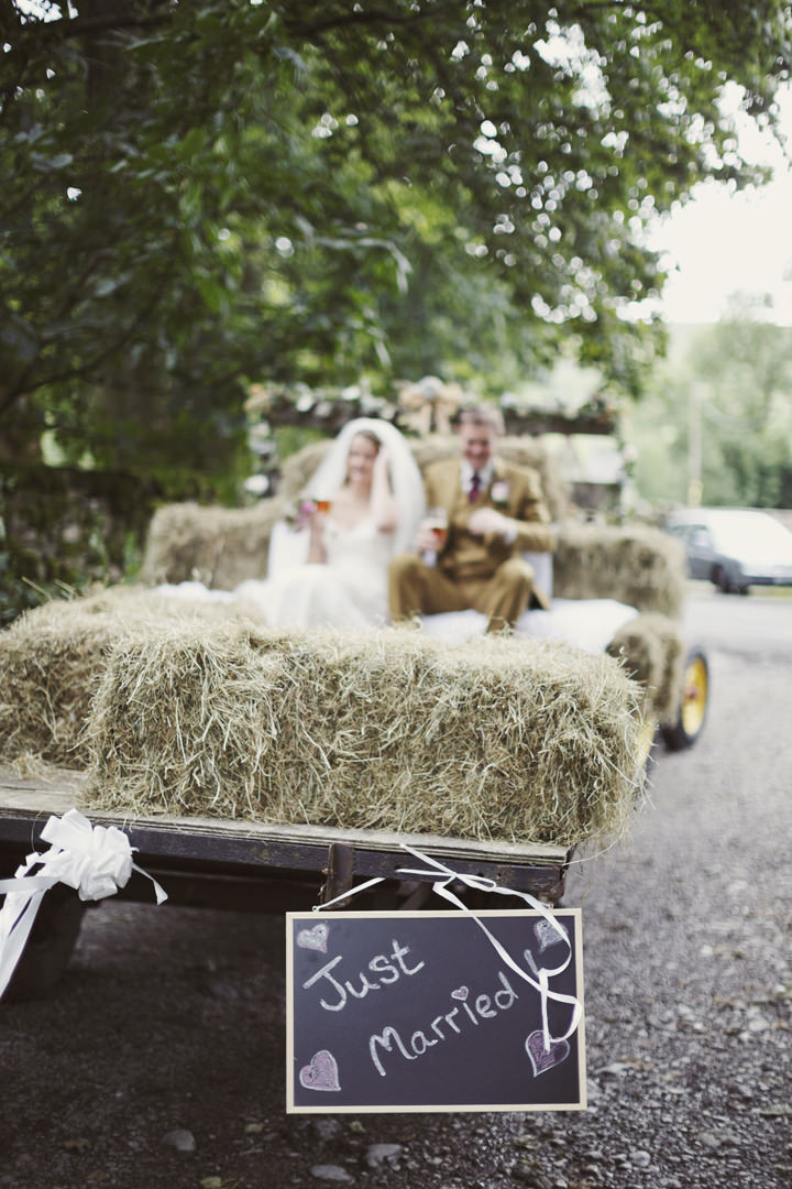 31 Hay Bales and Tractor Loving Yorkshire Wedding My Mark Tattersall