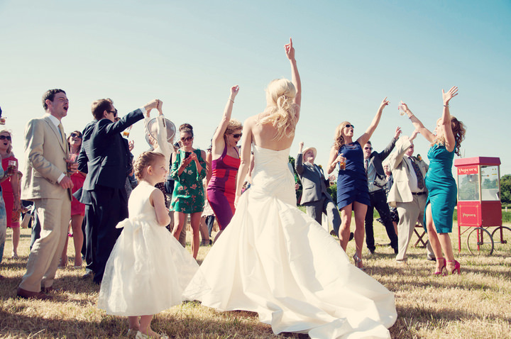 5 Fun Festival Wedding, With Fish & Chips And a Rodeo Bull.