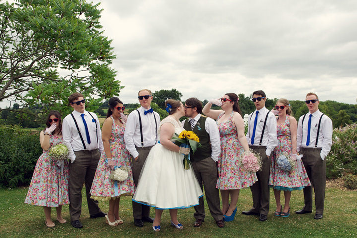 21 1950's Garden Party Wedding